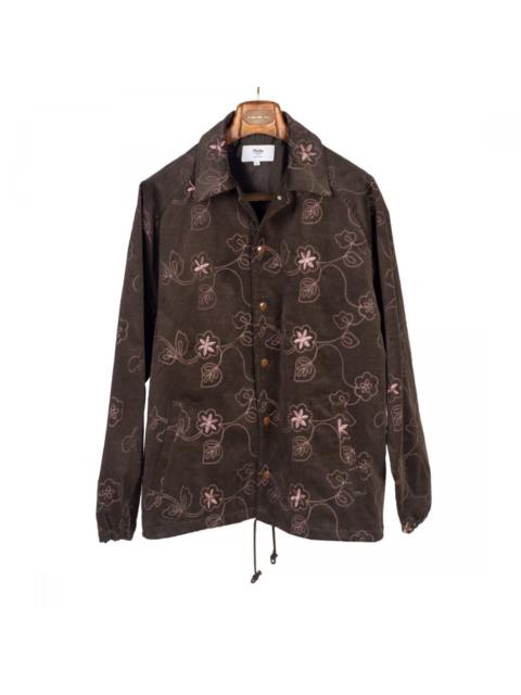 Other Designers Niche - floral flower corduroy embroidery jacket brown L