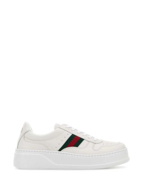 GUCCI Gucci Women White Leather Sneakers