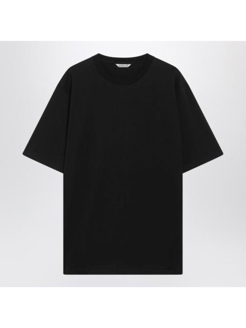 AURALEE Auralee Black Cotton T-Shirt Men
