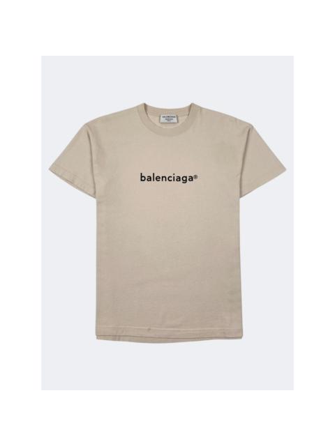 BALENCIAGA 2020 Logo Print T-Shirt