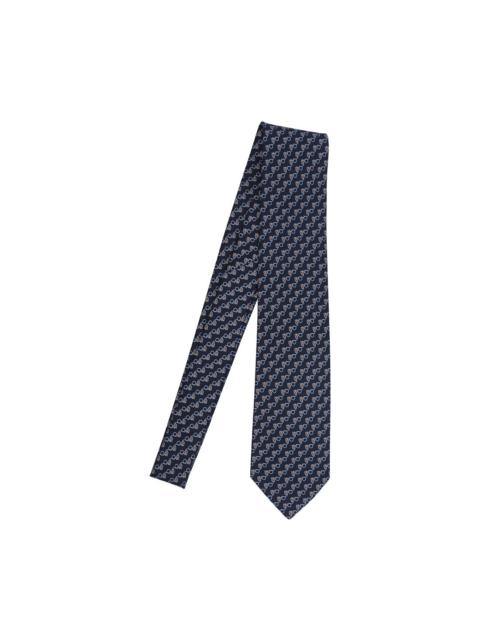 FERRAGAMO Ferragamo Men Owl Print Silk Tie