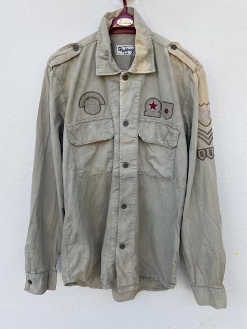 Hysteric Glamour Vintage Hysteric Glamour Heavy Military Patched Shirt Jkt