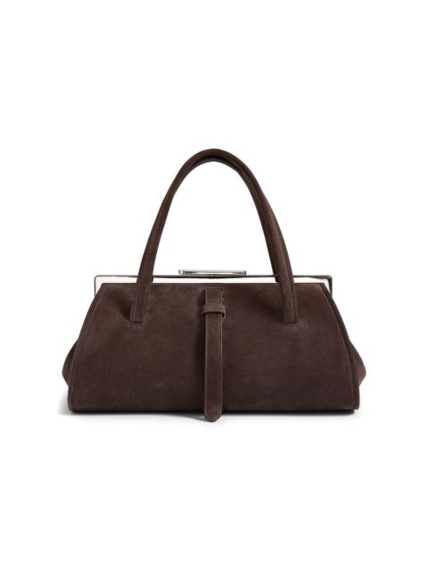 BRANDON MAXWELL The Maxwell Bag in Suede brown