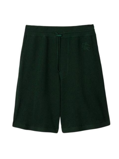 Burberry Burberry EKD Embroidered Cotton Mesh Shorts