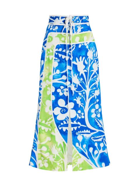 Other Designers Rosie Assoulin O’Delia Midi Skirt in Multi