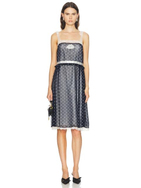 Marc Jacobs Ribbon Strap Chiffon Dress