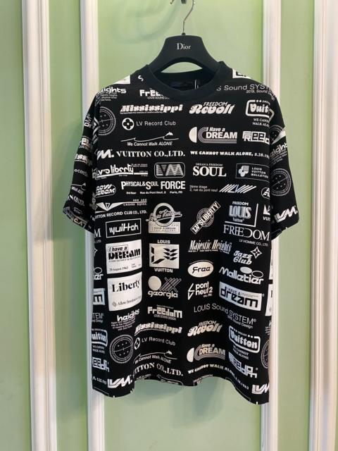 Louis Vuitton Louis Vuitton 19AW Allover Logo Print T-Shirt