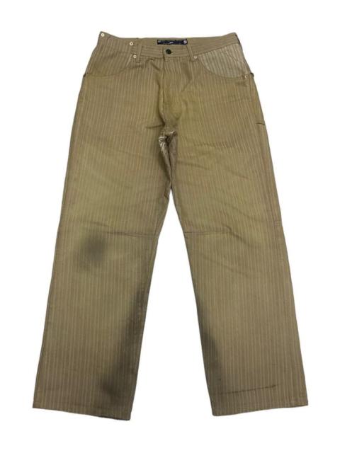 Other Designers Archival Clothing - RARE🔥VINTAGE BRTHBREATH HERRINGBONE STYLE DENIM PANTS