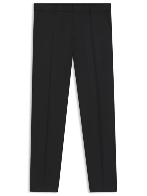 BOSS SLIM-FIT TROUSERS IN VIRGIN-WOOL SERGE