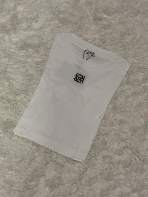 Loewe LOEWE Women’s Cotton Cropped Top White