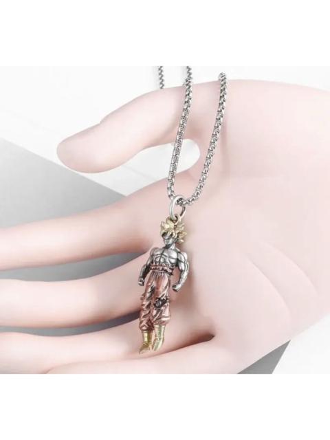 Cuban Link Chain - Yellow Hair Muscular Man Pendant Necklace