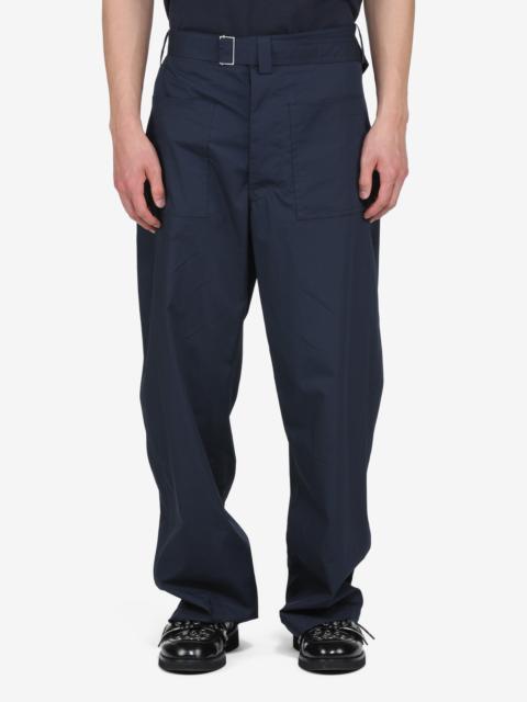 N°21 OVERSIZED TROUSERS WITH BELT LOOPS