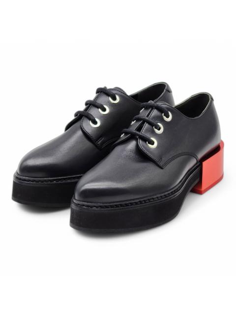 Alexander McQueen Women's Lace Up Brogues Shoes - Leather - Black - 35 5 US