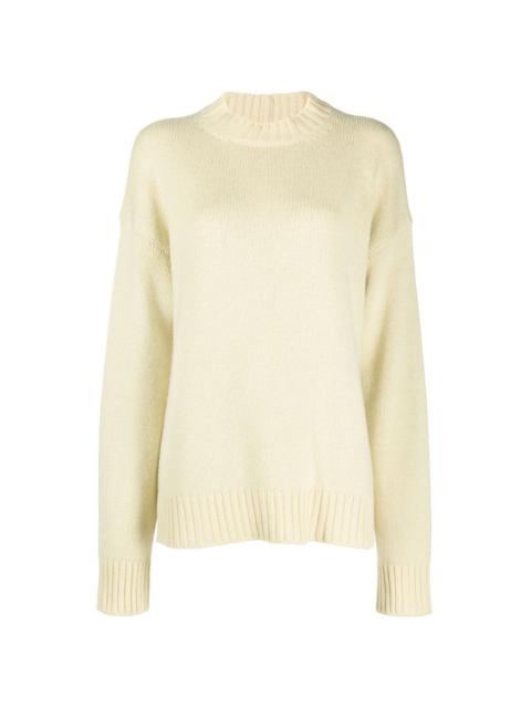 Jil Sander cashmere-cotton crewneck jumper