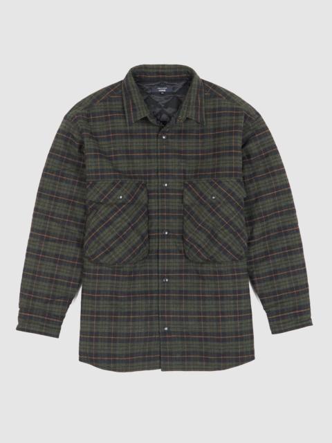 Comme des Garçons Homme Comme Des Garçons Homme Padded Plaid Overshirt Jacket