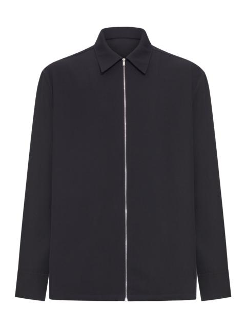 Jil Sander BOXY SHIRT WITH ZIP