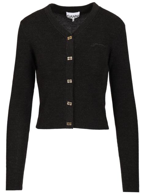 GANNI Ganni Women Mini Cardigan