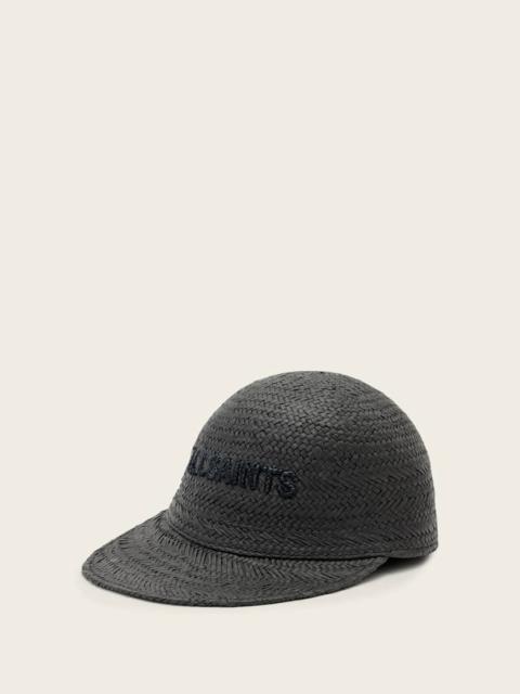 ALLSAINTS MILA STRAW BASEBALL CAP