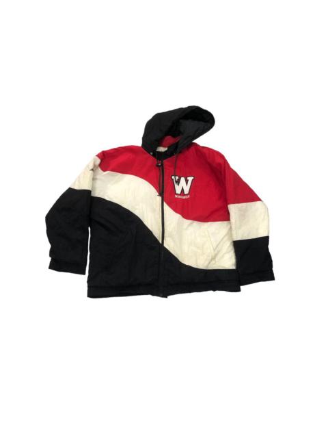 Other Designers Ncaa - VINTAGE APEX ONE WISCONSIN JACKET COLOUR BLOCK