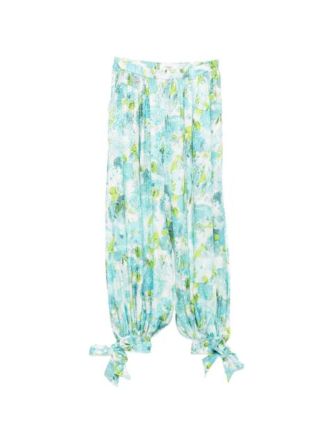 Chloé Chloé Women Printed Silk Trousers