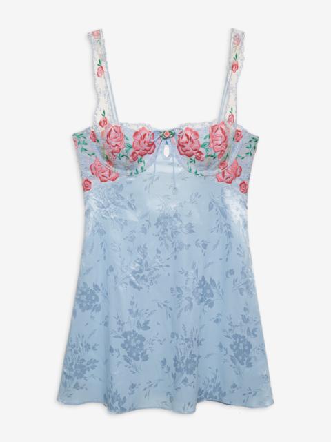 For Love & Lemons Vintage Rose Eyelet Slip