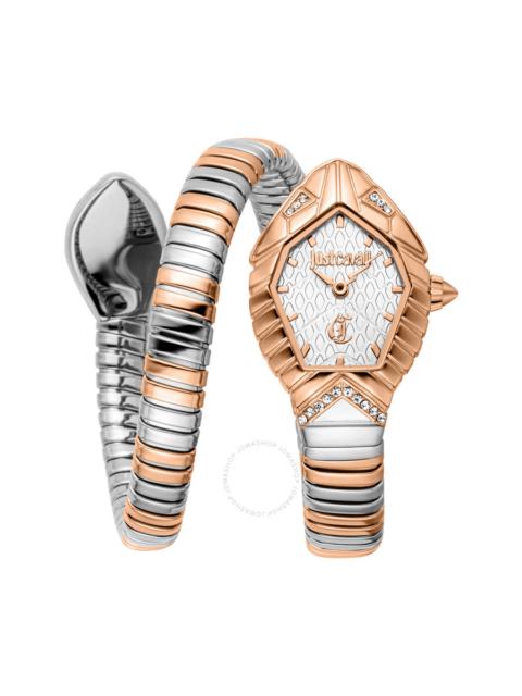 Just Cavalli - Just Cavalli Speranza Silver-tone Dial Ladies Watch JC1L356M0065