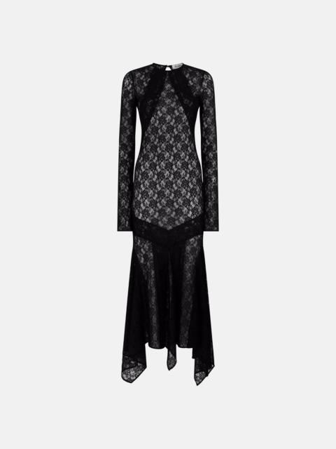 THE ATTICO BLACK MIDI DRESS