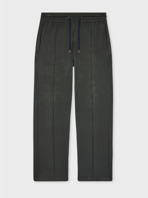 Viscose-Blend Jacquard Trousers