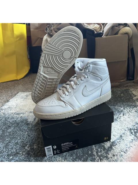 Other Designers Jordan Brand - AA3993-030 2018 AJ1 HiGH PREMiUM PURE PLATiNUM DESERT SAND
