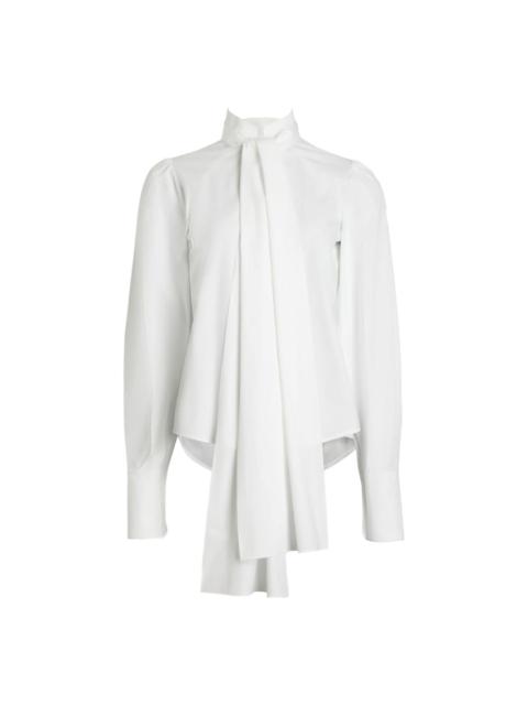 PATOU Lavallière organic-cotton blouse
