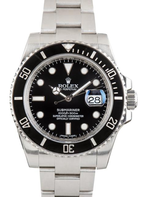 ROLEX Used Rolex Submariner Black Dial Ref 116610 Cerachrom Bezel