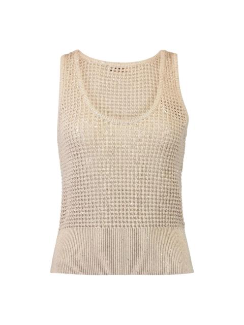 Brunello Cucinelli Brunello Cucinelli Neutrals Tops - Vests & Tank Tops Women