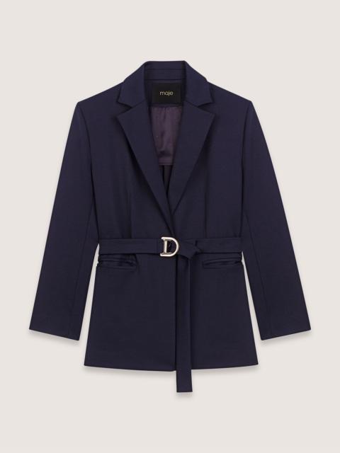maje Suit jacket with pleated back