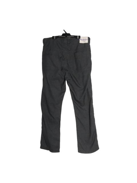 Wardrobe white mountaineering polyester rayon pants