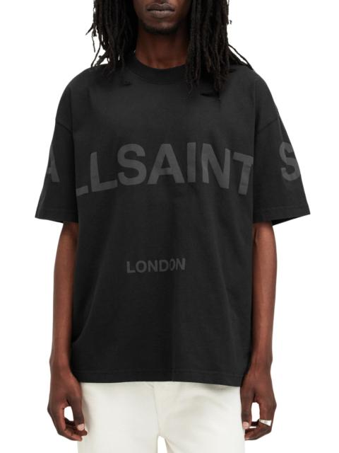ALLSAINTS AllSaints Biggy Logo Graphic T-Shirt in Jet Black at Nordstrom