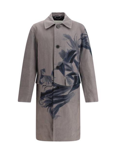 Dries Van Noten Dries Van Noten Men Randale Trench With Floral Print
