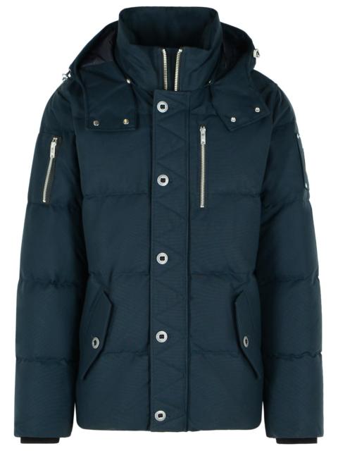 MOOSE KNUCKLES Moose Knuckles 'Original 3Q' Navy Cotton Blend Down Jacket Men