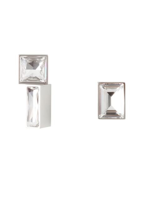 Lanvin Lanvin Rhythmique Asymmetrical Earrings in Silver at Nordstrom