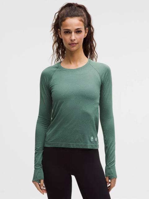 lululemon Team Canada Swiftly Tech Long-Sleeve Shirt 2.0 Waist Length *COC Logo