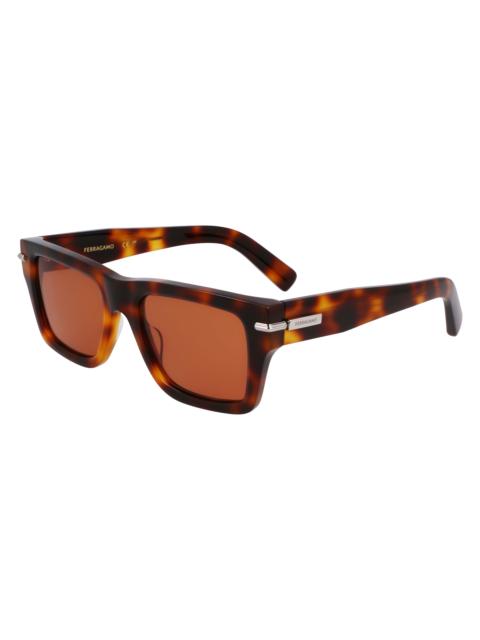 FERRAGAMO Ferragamo Brown Square Men's Sunglasses SF2033S 240 53