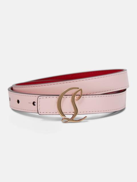 Christian Louboutin Logo leather belt