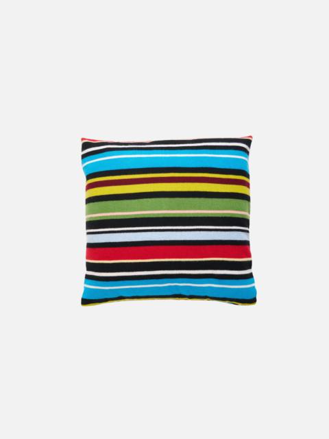 The Elder Statesman 26X26 RACING STRIPE PILLOW