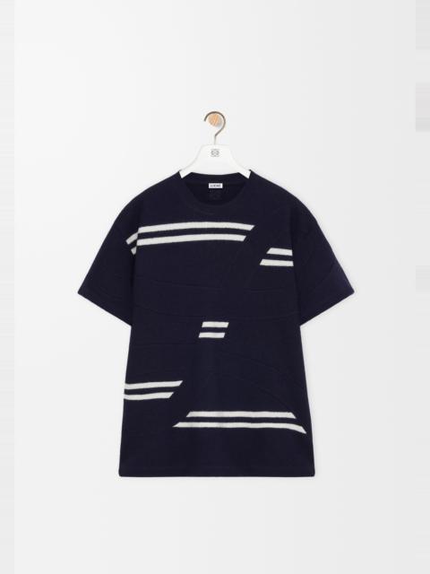 Loewe Oversized fit T-shirt in wool