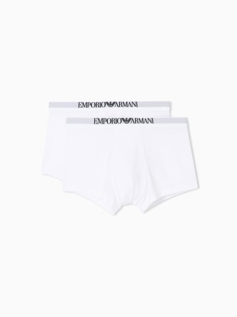 EMPORIO ARMANI TWO-PACK OF VISCOSE JERSEY BOXER BRIEFS