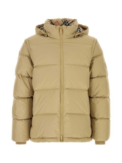 Burberry Burberry Men Beige Polyester Down Jacket