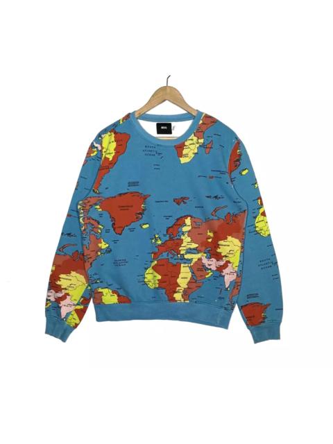 Other Designers Vintage - Bdg world maps sweatshirts crewneck overprint