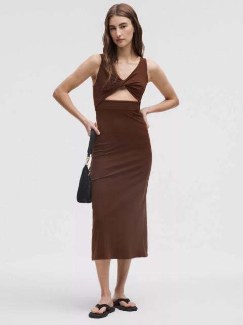 lululemon Nulu Twist-Front Midi Dress