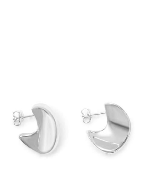 Bottega Veneta Bottega Veneta Women Silver Earrings With A Geometric Design