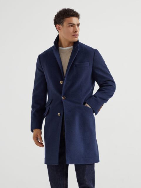 Brunello Cucinelli Lightweight water-resistant cashmere coat with double vents