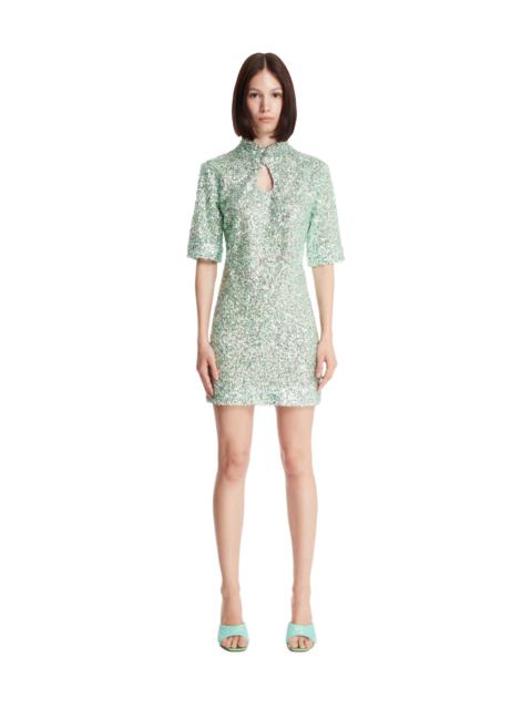 Taller Marmo Green Delphi Disco Mini Dress